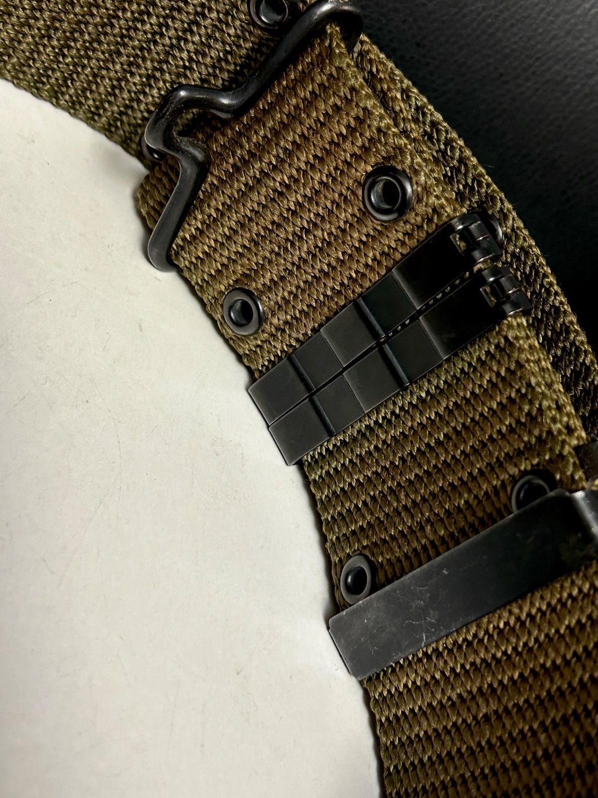 パンキッシュ米軍実物ヴィンテージ期78年製金具ホールドBANDOLIERベルト