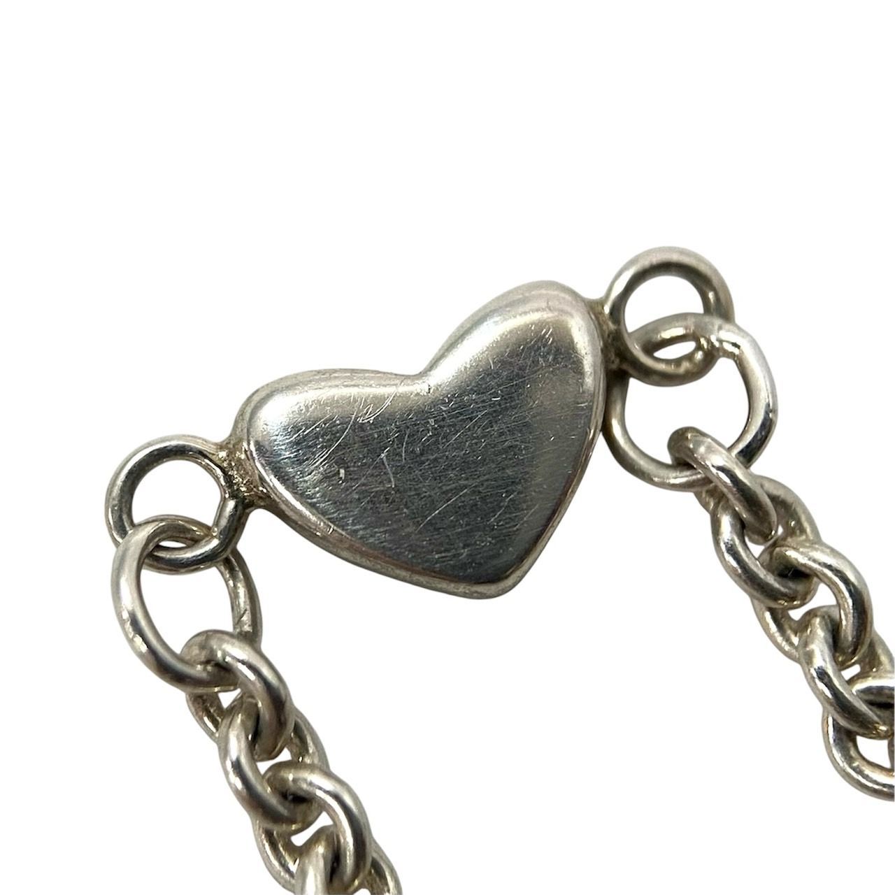 TIFFANY&Co.】ハートリンク ラリアット ブレスレット SV925 SILVER