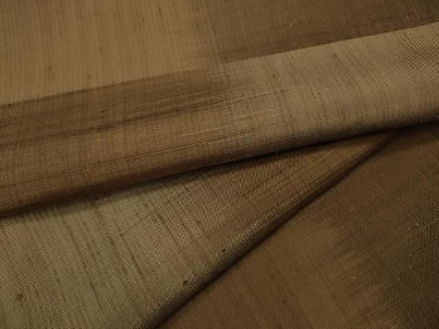 平和屋着物●上質な紬 格子柄 正絹 CAAY5033ut