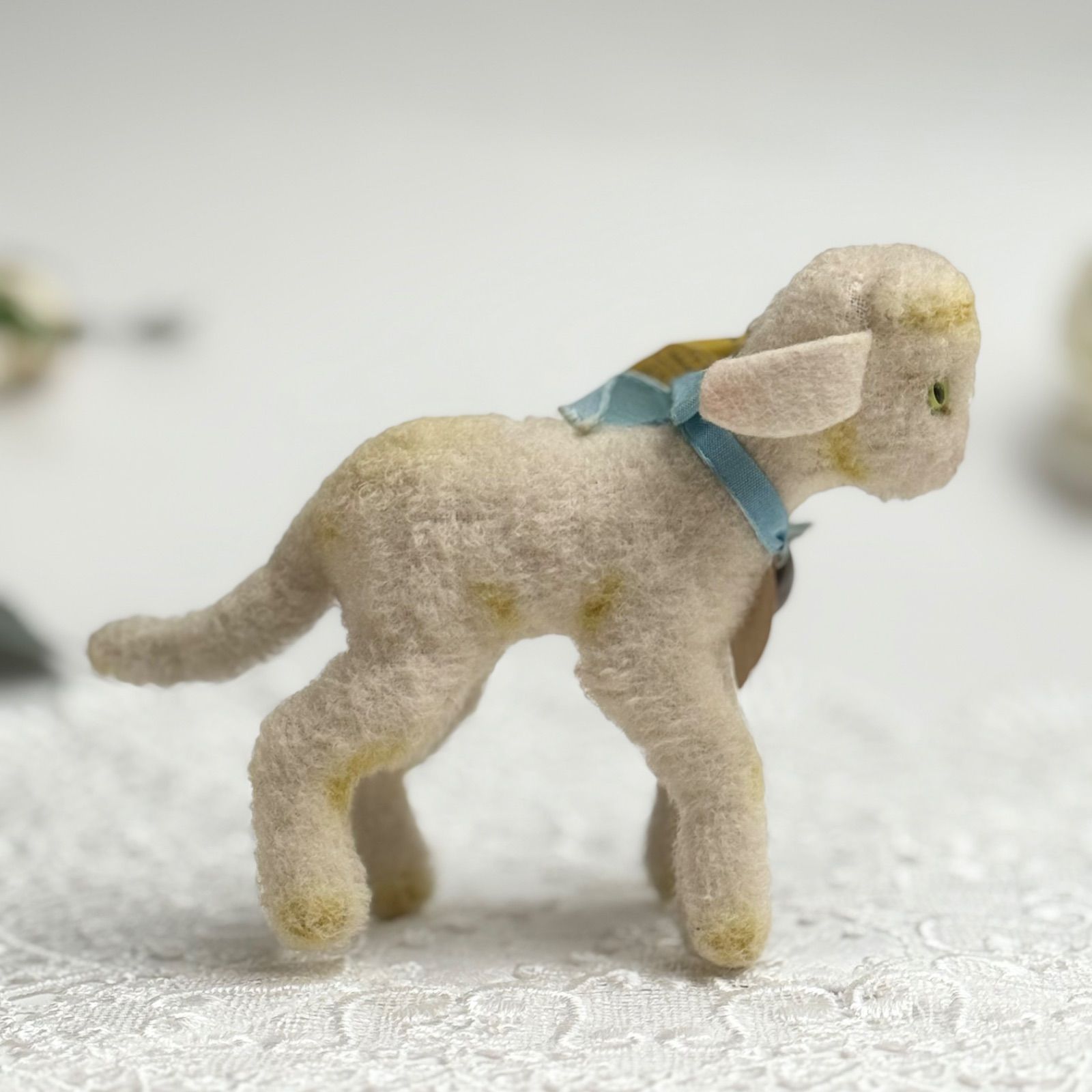 シュタイフ　Lamby 10cm ひつじ　ランビー 送料無料☆シュタイフ☆Lamby 10cm オールID's完品☆1968年製