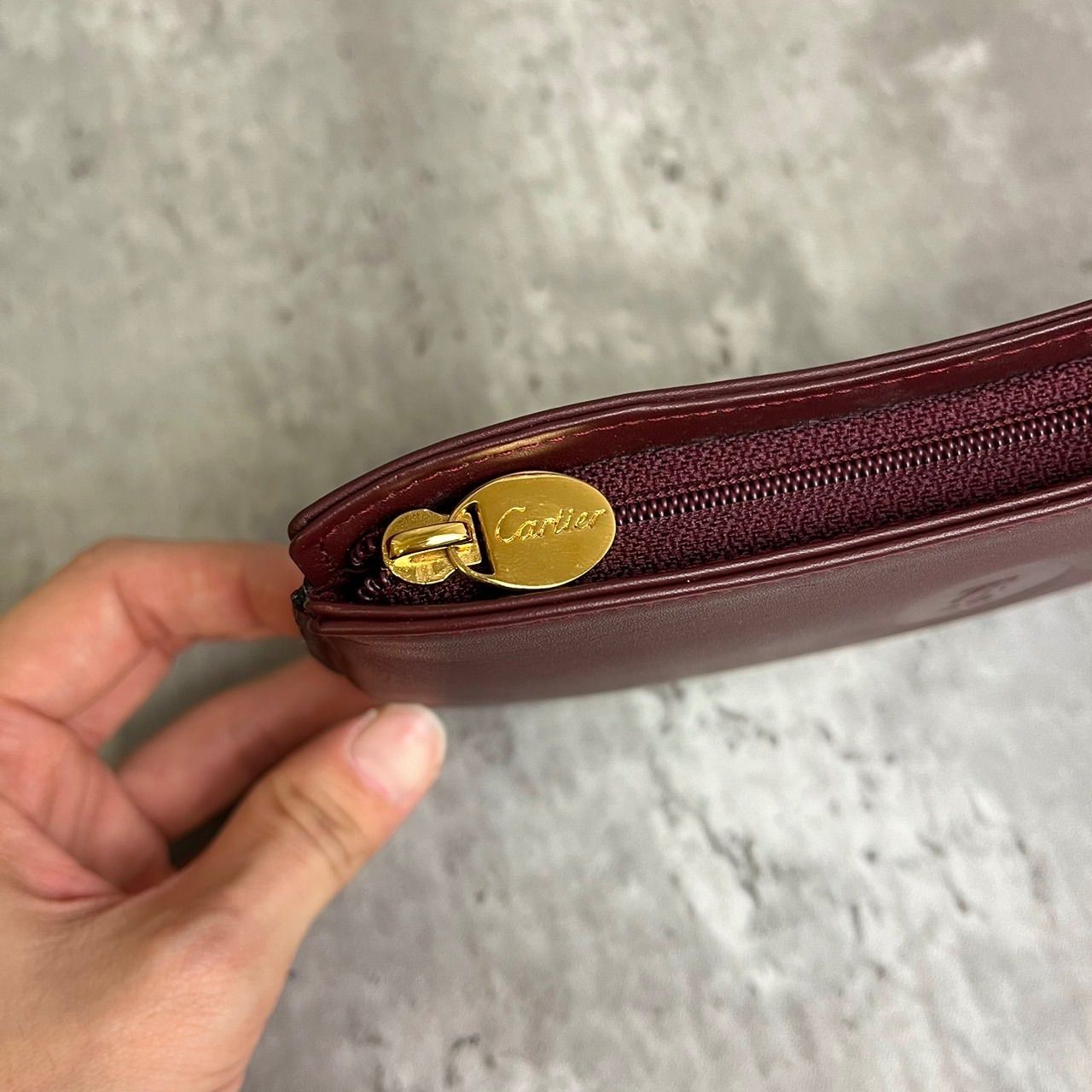 ✨極美品✨ Cartier カルティエ アクセサリーポーチ ハンドバッグ 
