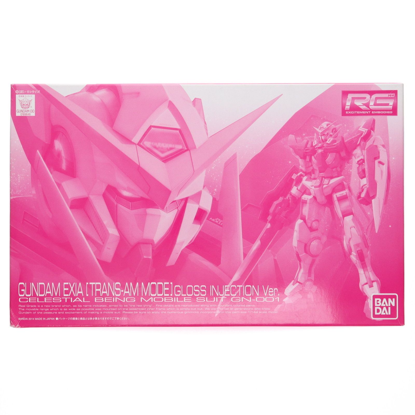 BANDAI - プレミアムバンダイ限定 RG 1/144 GN-001 ガンダムエクシア(トランザムモード) グロスインジェクションVer. 機動戦士ガンダム00(ダブルオー) プラモデル(0189646) バンダイ RG 1/144 ガンダムエクシア （トランザムモード） グロス