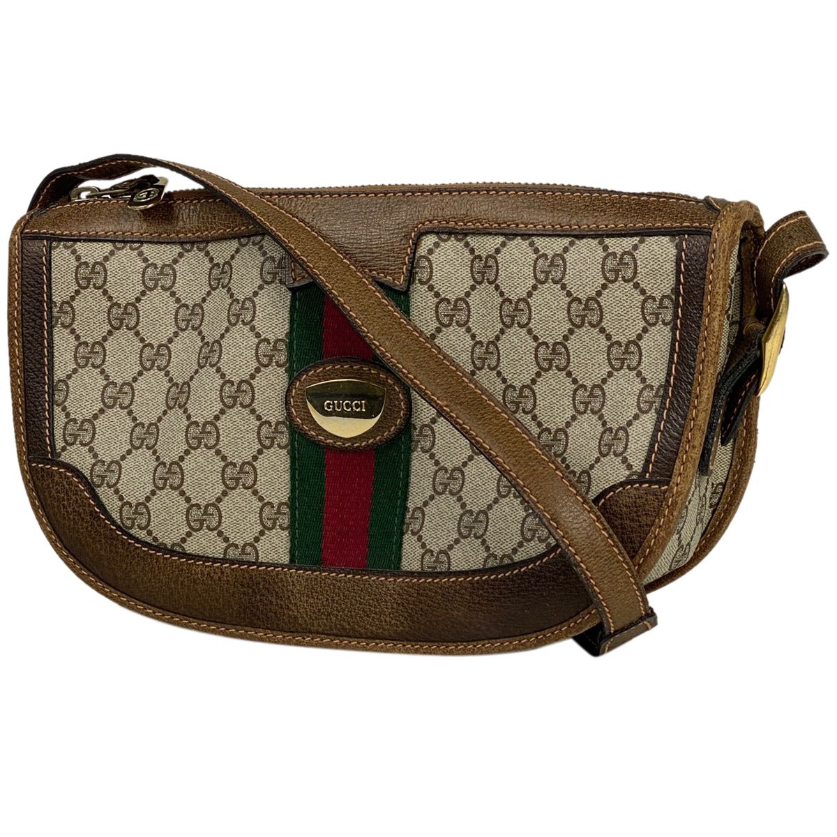 グッチ GUCCI GG柄 ショルダーバッグ オールドグッチ シェリーライン
