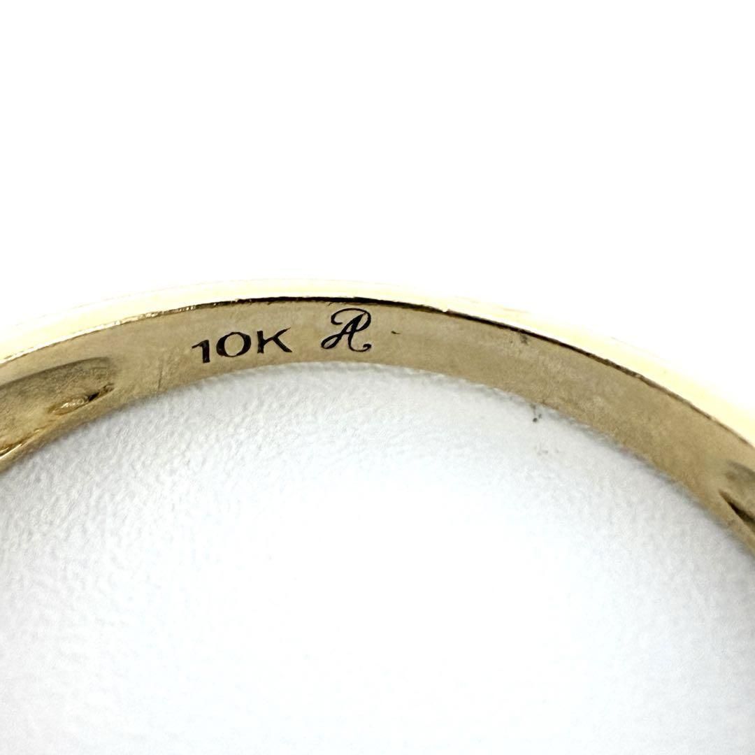 17号】アヴァランチ メンズ 10K イエローゴールド リング 指輪 SJ25