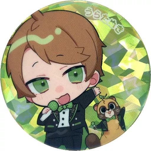 中古】バッジ・ピンズ うらたぬき(SD) 缶バッジ/ホロ加工 「浦島坂田船