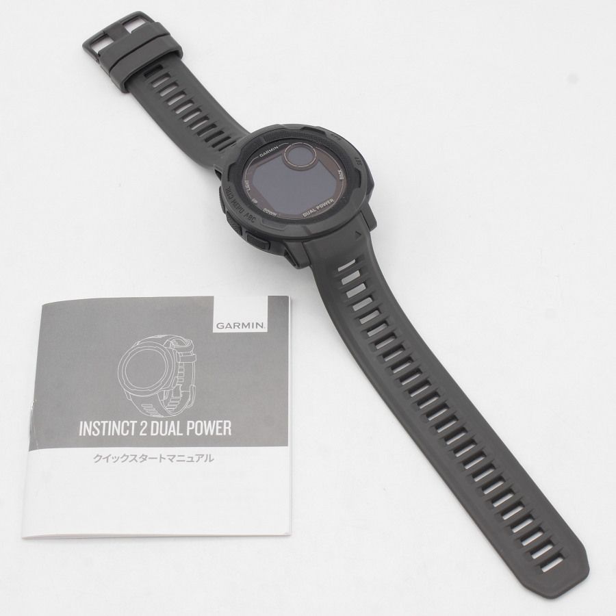 GARMIN Instinct 2 Dual Power のろい Graphite 010-02627-40