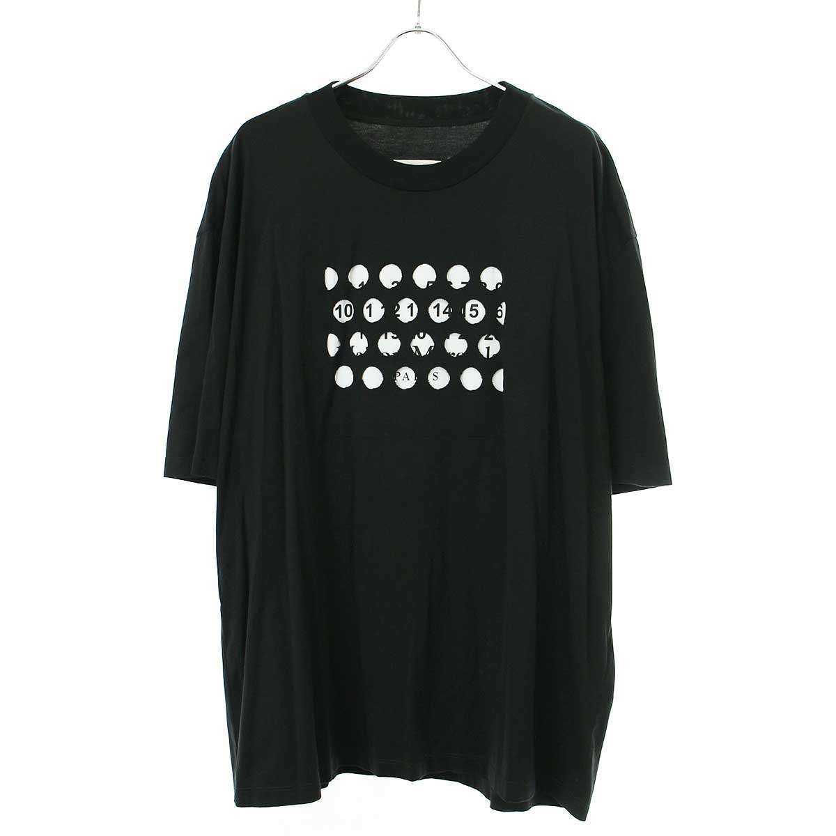 Maison Margiela10 メゾン マルジェラ 20AW パンチホール オーバーサイズTシャツ S50GC0625 S22816 ブラック  46 - メルカリ