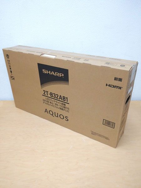 SHARP シャープ 32V型 液晶テレビ AQUOS 2T-B32AB1 初期化済み