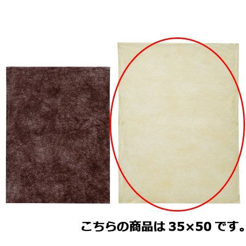 不織布インナーバック薄タイプM ベージュ 35×50 100枚 61-283-11-8
