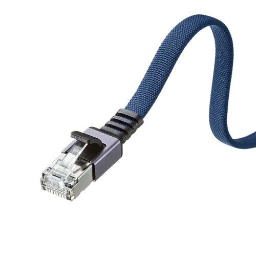 【5個セット】 サンワサプライ カテゴリ6AメッシュフラットLANケーブル KB-FL6AME-05BKX5 サンワサプライ カテゴリ6AメッシュフラットLAN 5個セット PC周辺機器 カテゴリ6AメッシュフラットLANケーブル(ブルー メッシュ