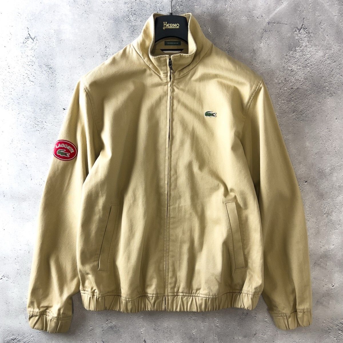 LACOSTE スイングトップジャケット　BEAMSコラボ 美品 LACOSTE BEAMS ラコステ ビームス 別注 ハリントン