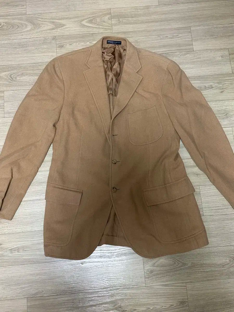 ポロラルフローレン ベージュ ウールジャケット L 44
