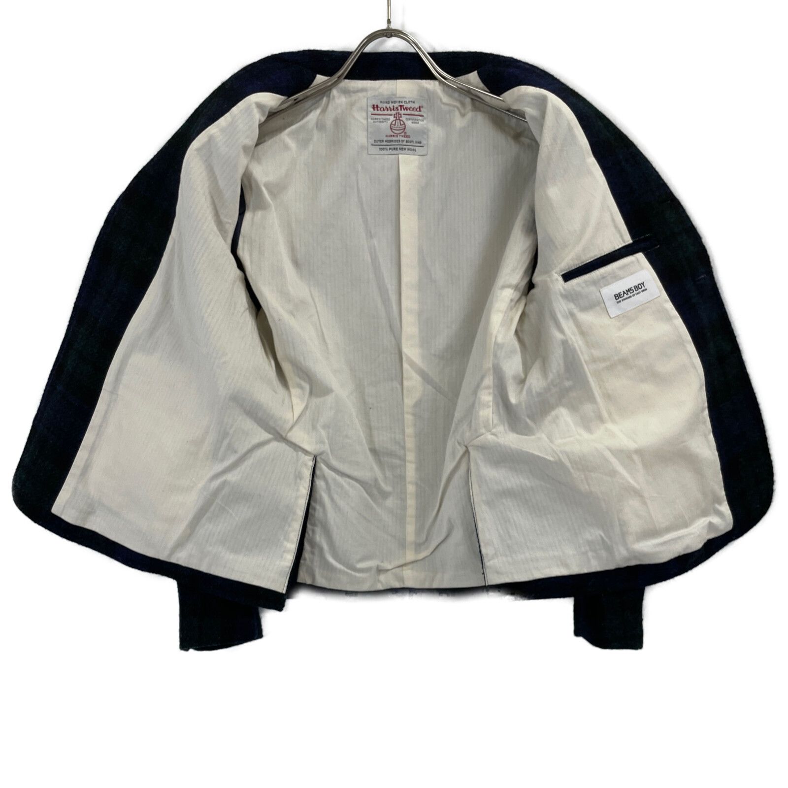 BEAMS　ハリスツイードジャケット　Lサイズ　美品 Brilla per il gusto（ブリッラ ペル イル グスト）BEAMS LIGHTS