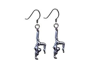 体操earrings-女の子体操ジュエリー???Perfect Gift for Gymnast、体操指導者&チーム