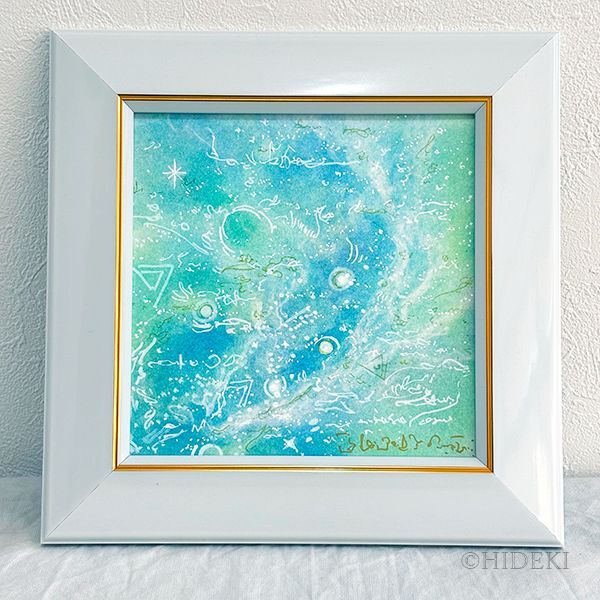 抽象画パステルアート