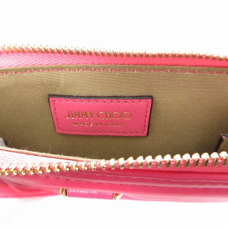 ジミーチュウ JIMMY CHOO カードケース コインケース レザー