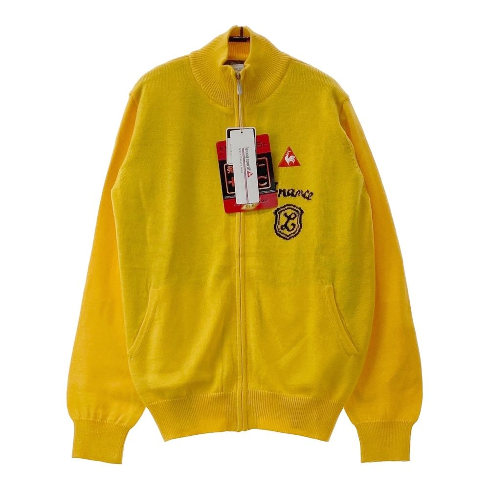 サイズ：L LE COQ GOLF ルコックゴルフ 裏地付 ニット ジップ Lecoq