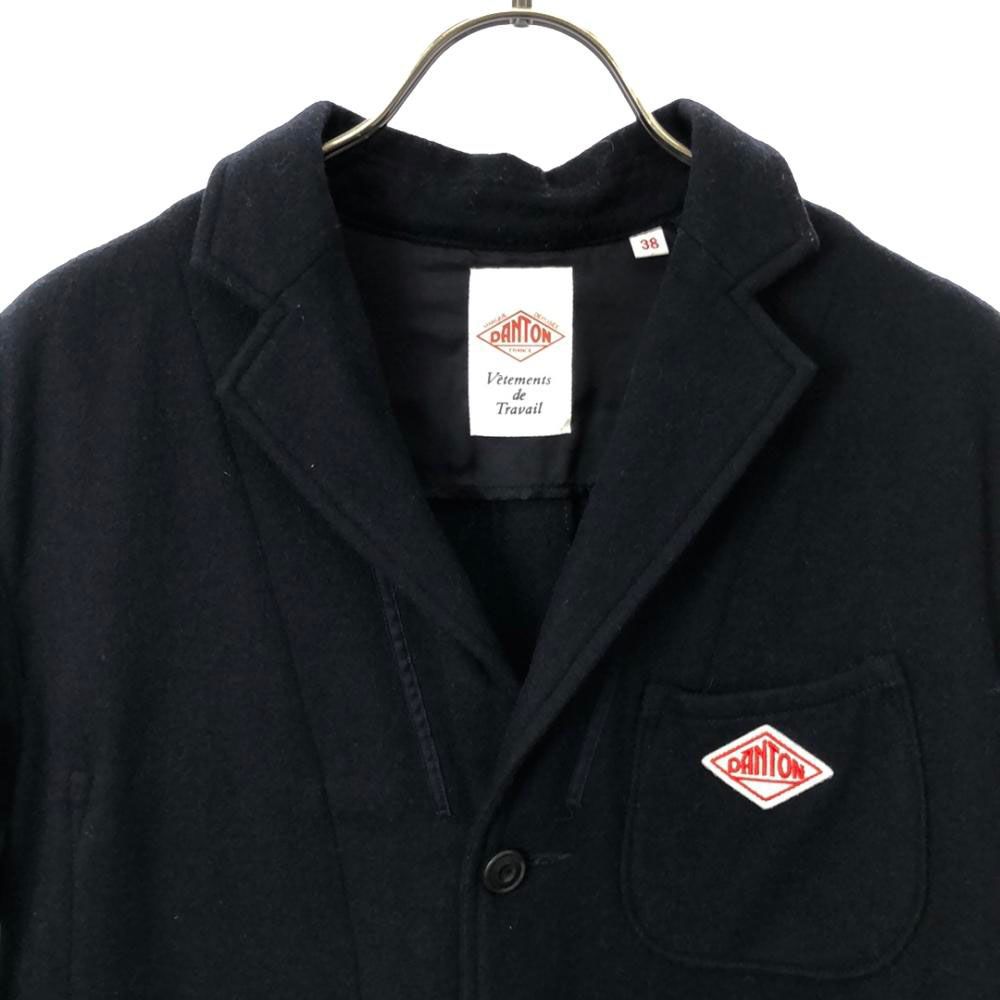 DANTON ブラック ジャケット 38 DANTON ダントン ダウンジャケット 黒