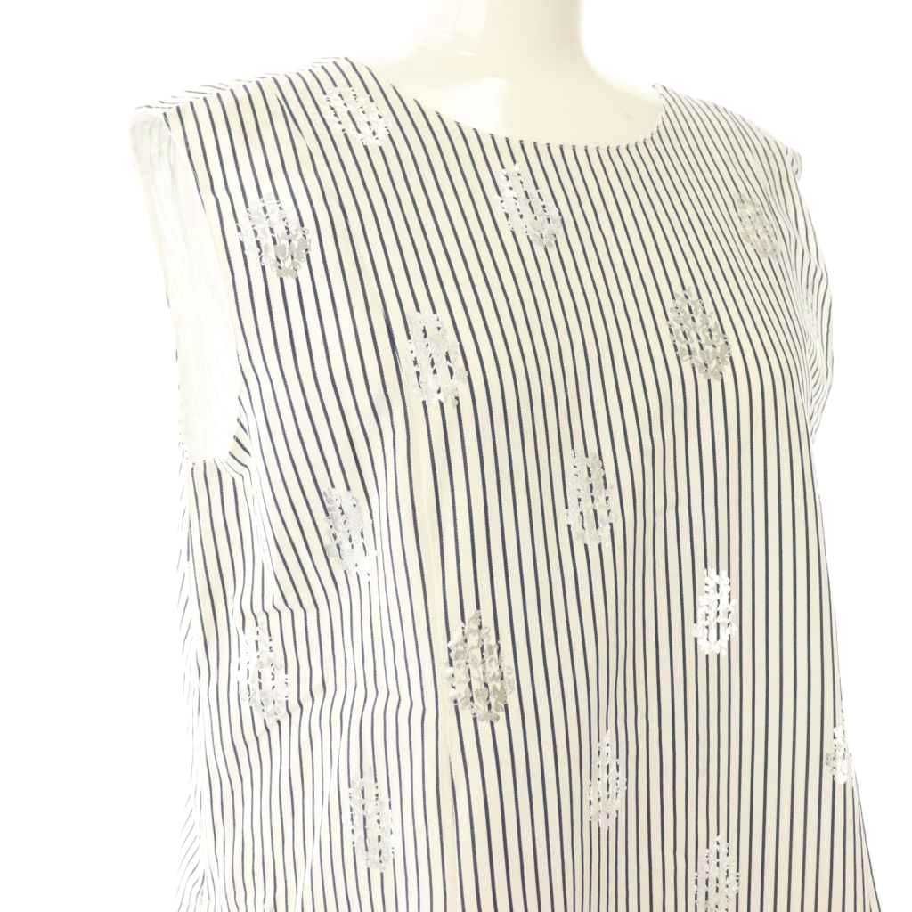 ne Quittez pas Poplin Foil ロングワンピース ヌキテパ NE QUITTEZ PAS! Poplin Foil Print Sleeveless