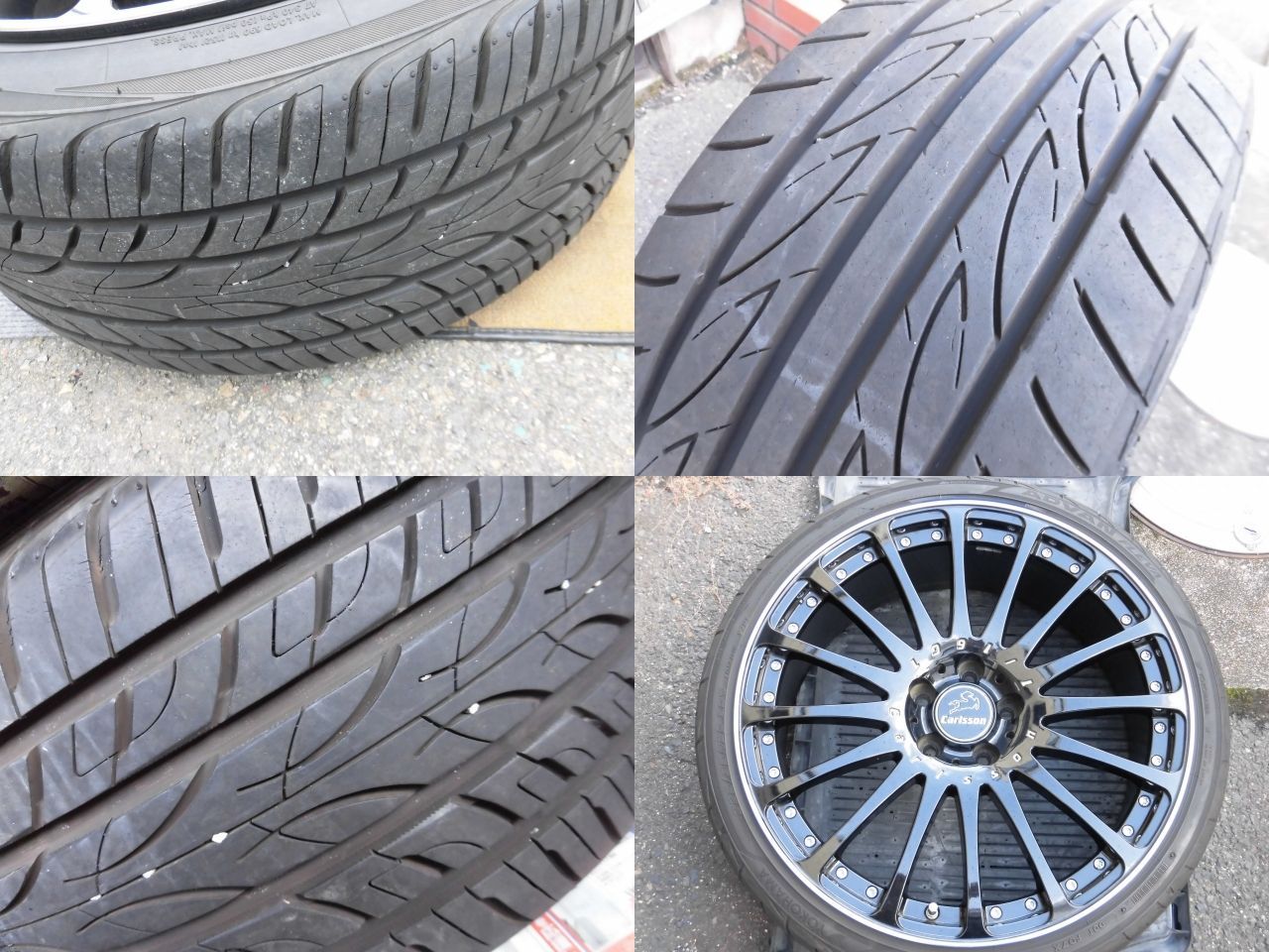 カールソン carlsson 1 16GT 225 35R20 20×8.5J 40 245 35R20 20×10J 45 114.3×5H タイヤ付4本SET FFCRYSTALESIA_COM