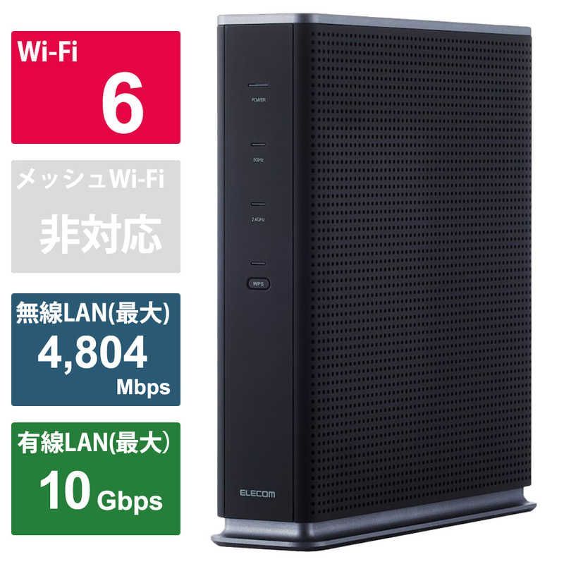 【新品 未使用 未開梱】エレコム　ELECOM　WiFi 無線LAN ルーター グレー　WRC-X6000XST-G