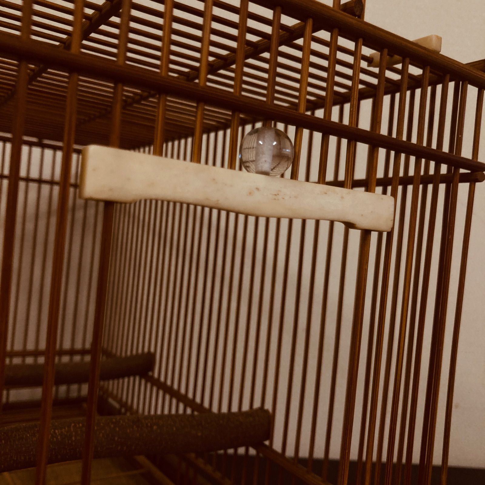 奥 昭和レトロ 竹製 鳥かご 竹製 鳥籠 ナチュラル めじろ籠 昭和レトロ - メルカリ