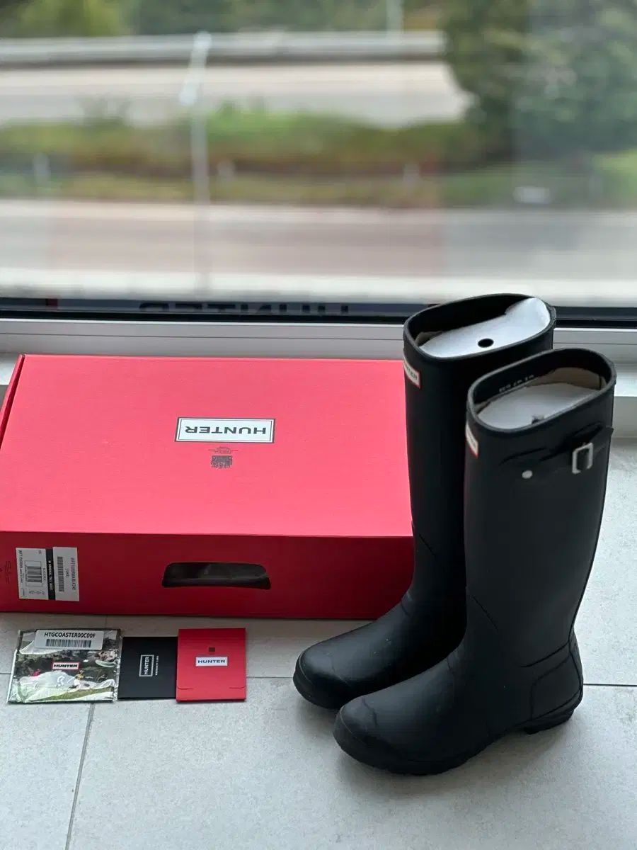 ハンター オリジナル トール レインブーツ 長靴 ブラック 240 cm UK 5 US 38