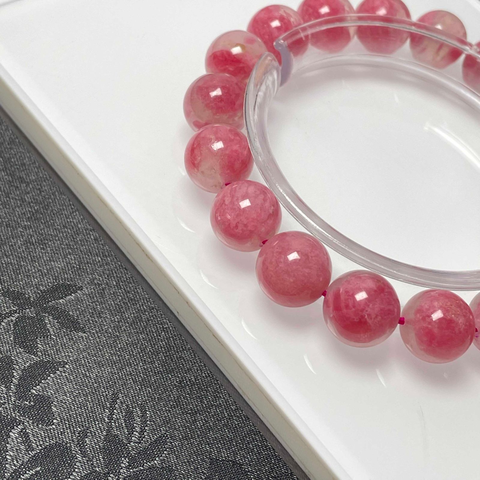 ブラジル産☆【ロードナイト】☆ブレスレット 天然石11.4-11.8mm