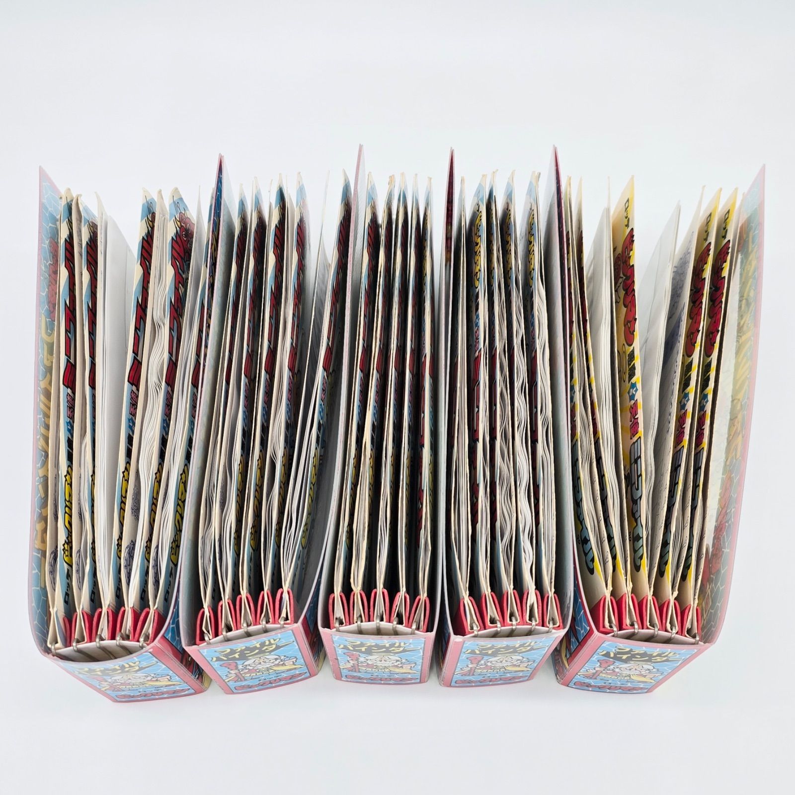 bikkuriman（LOTTE） - ビックリマン ファイルバインダー 5冊 ミニファイル 25冊 セット シール収納 ☆ビックリマン ファイルバインダー 5冊 ミニファイル 25冊