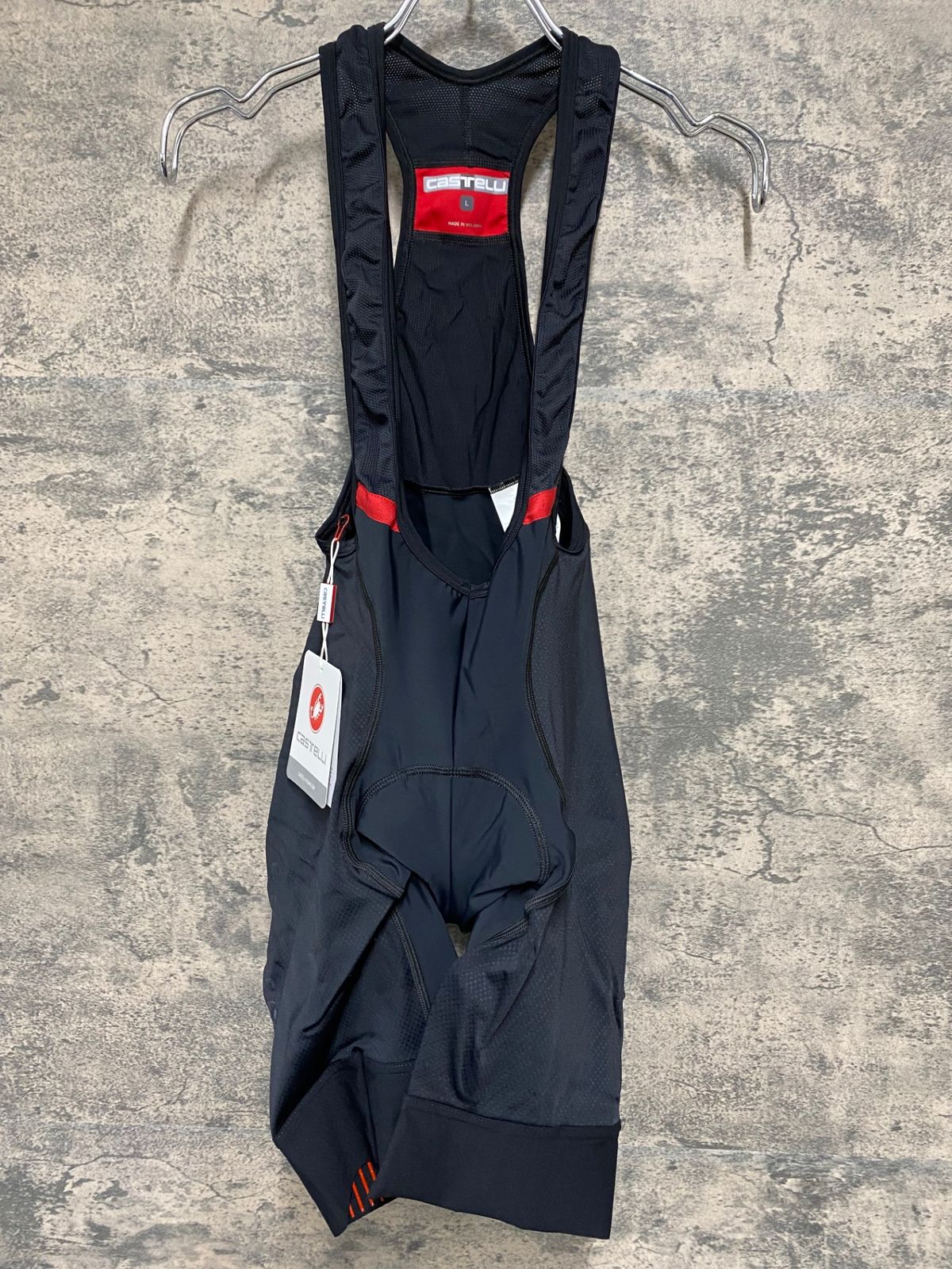 IX001 カステリ CASTELLI Competizione BIB ビブショーツ L ブラック