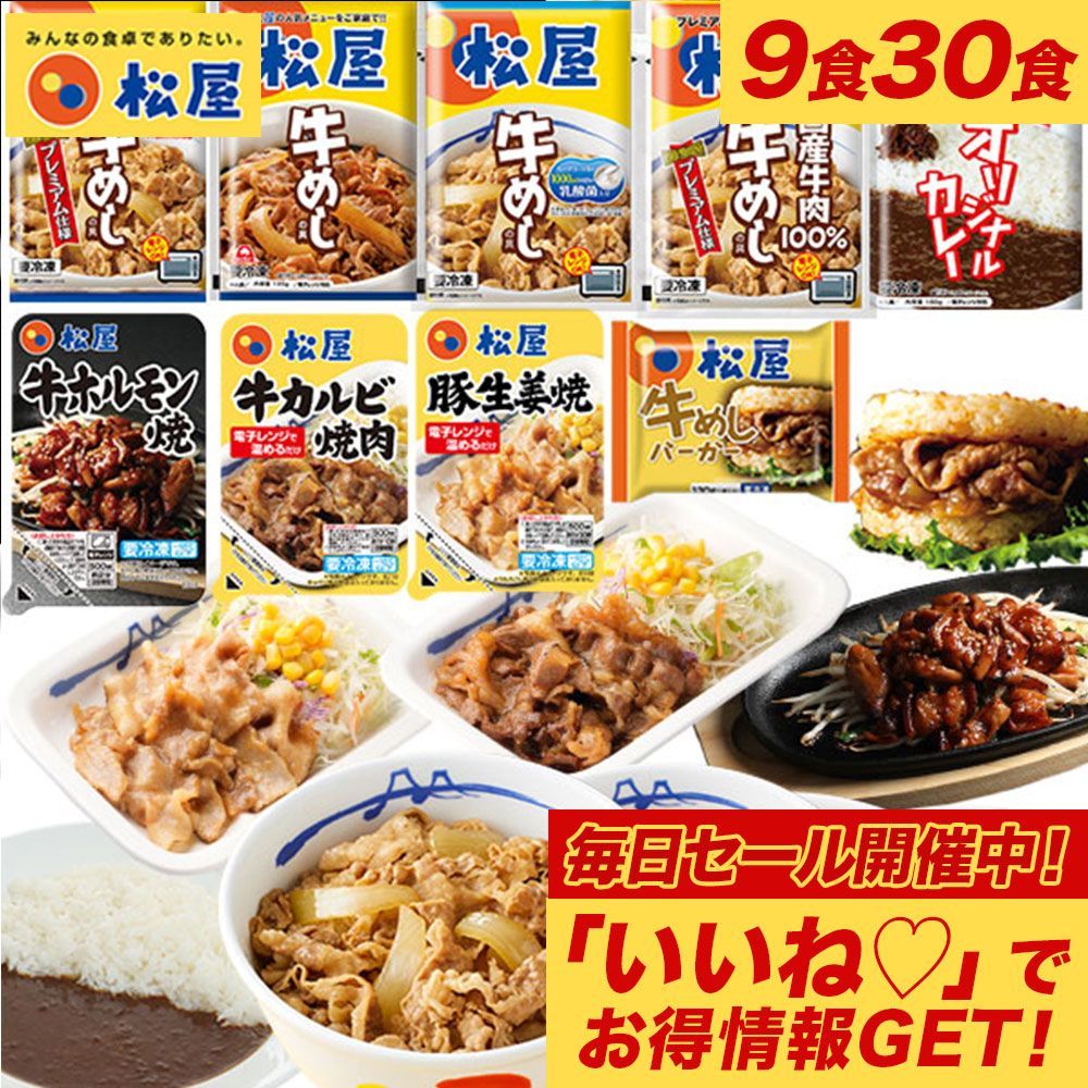 9種の選りすぐり詰合せ30食セット