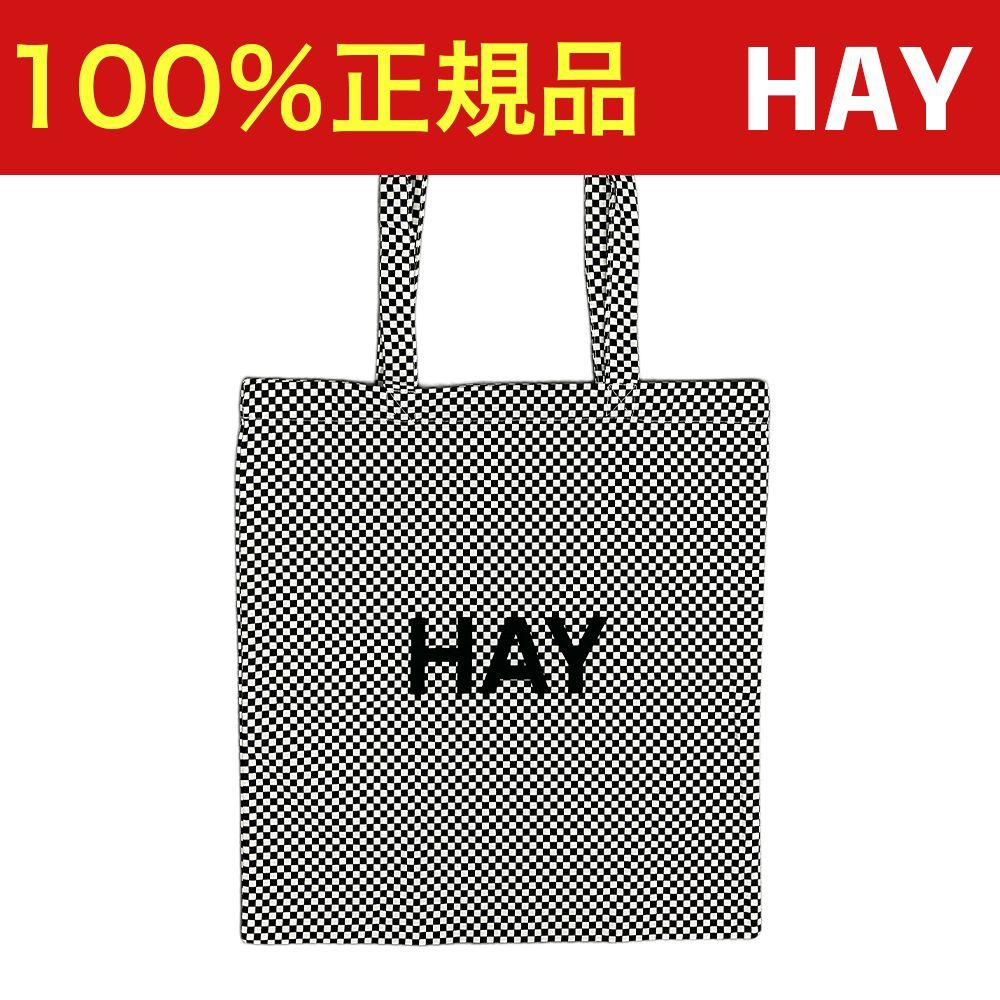新品】HAY レア チェック柄 トートバッグ ヘイ ユニセックス