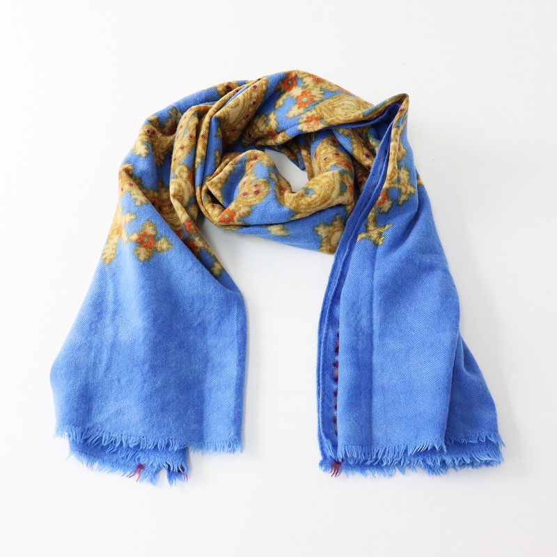 フォーティファイブアール 45R 45rpm ペイズリー柄 大判ストール