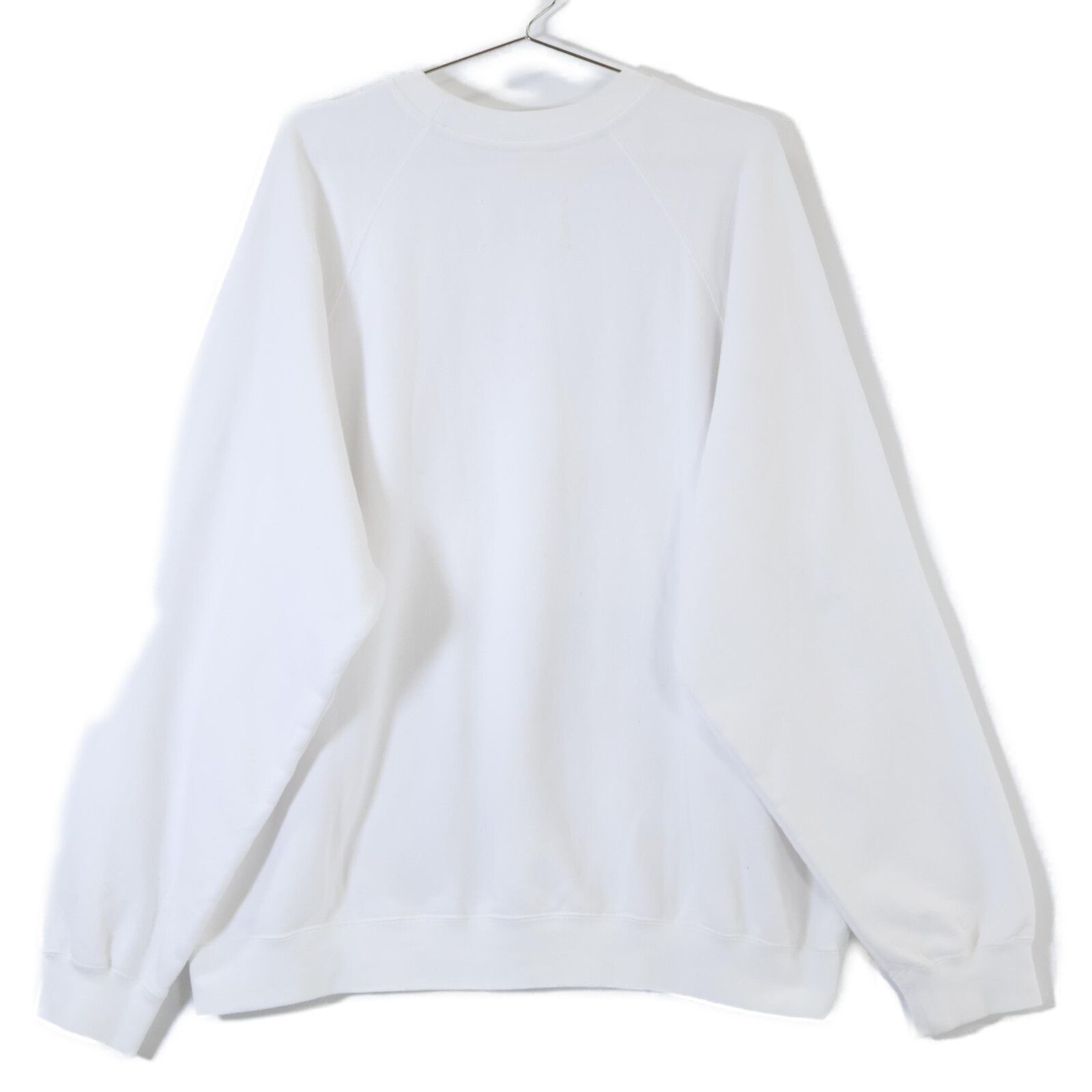 メゾンマルジェラ S51GU0092 ホワイト ラグランスリーブ ロゴスウェット S Maison Margiela（旧Maison Martin Margiela） - メゾンマルジェラ