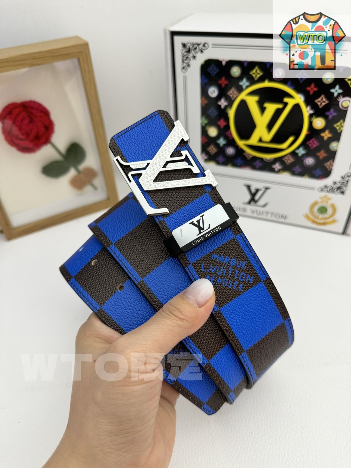 Poumdaleeさん LouisVuitton ルイヴィトン ベルト Louis Vuitton ルイ・ヴィトン ファッションベルト02 - メルカリ