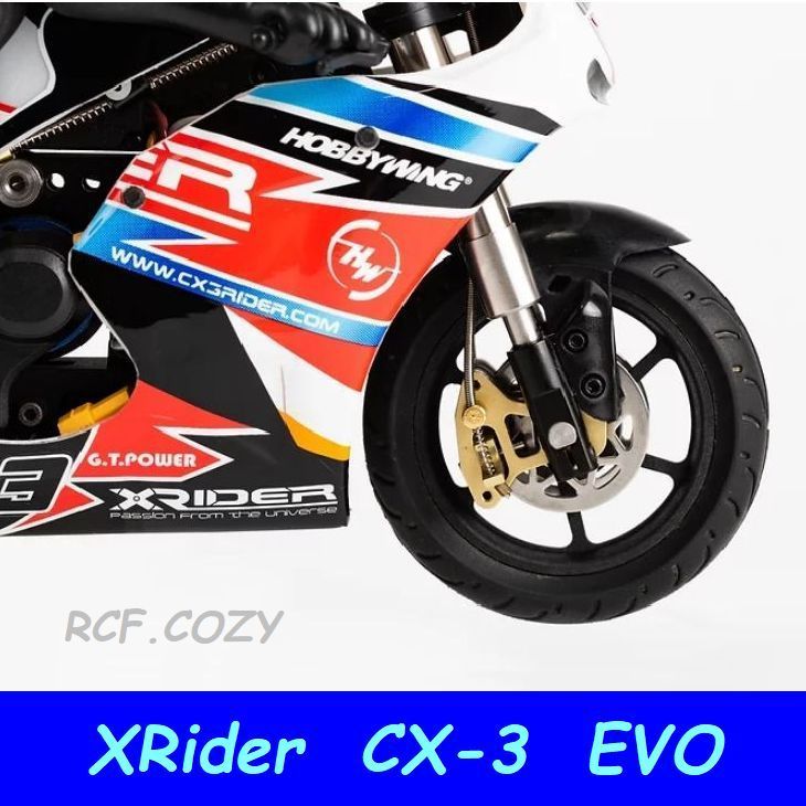 ☆特価☆抜群性能☆ 1/10 RC バイク XRider CX3 EVO