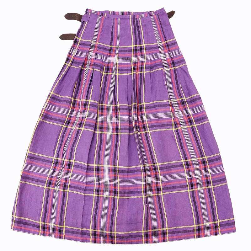 タータンチェックキルトスカート　アダムエロペ オニール オブ ダブリン O'NEIL OF DUBLIN 美品 アダムエロペ別注