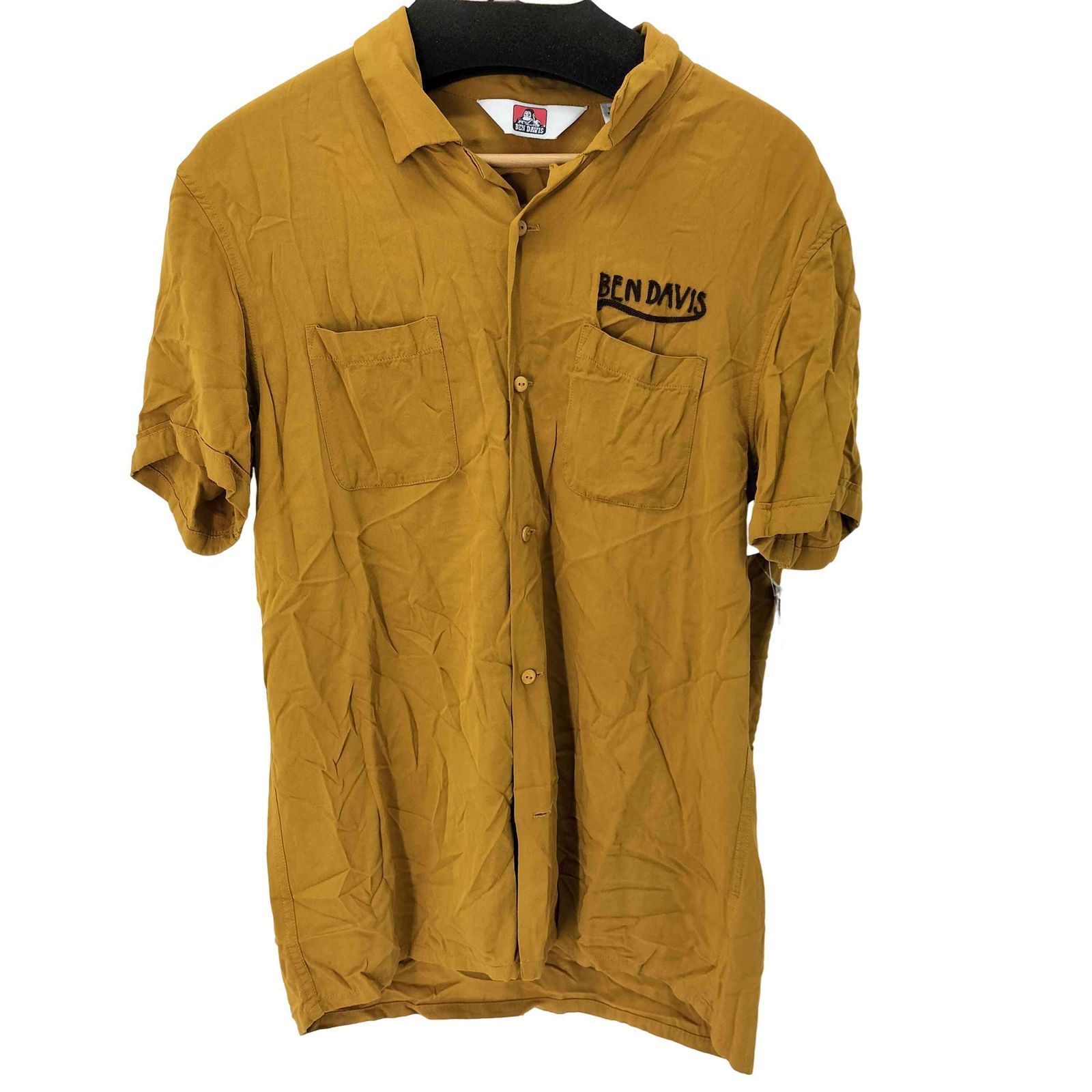 ベンデイビス BEN DAVIS Superior 50s Bowling S/S Shirt  メンズ import：L 