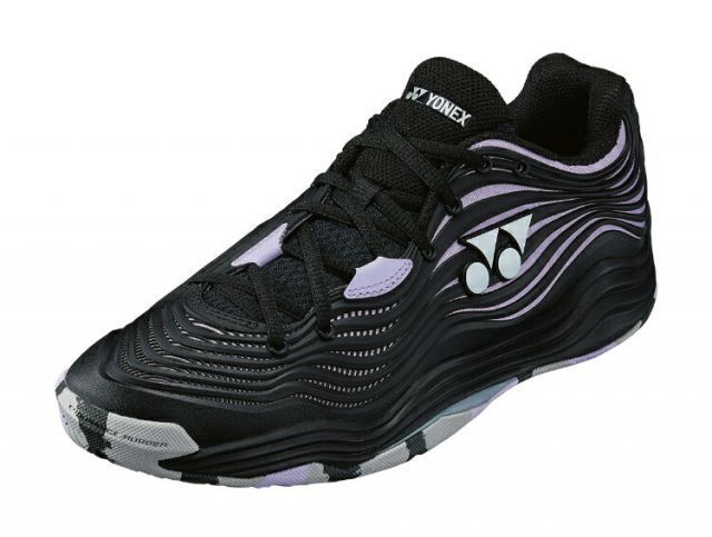 YONEX ヨネックス パワークッションフュージョンレブ5MAC BK/PU サイズ 22 SHTF5MAC 537 | スポーツブランド 球技 テニス シューズ 靴 メンズ パワークッション フィット性 クッション性 ゴム底 ブラ