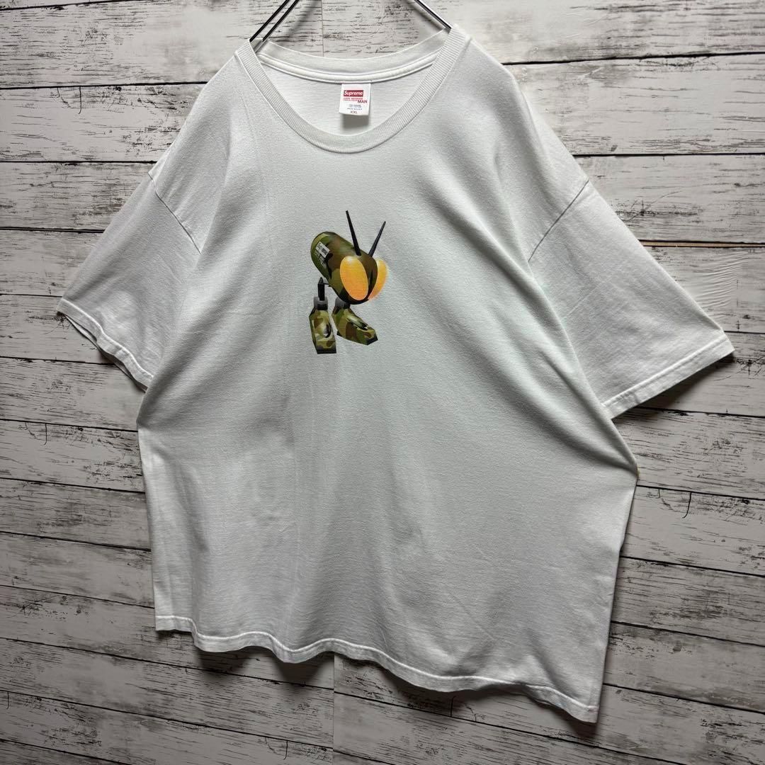 a308a【希少な2XL】シュプリーム×コムデギャルソン ビッグロゴ T