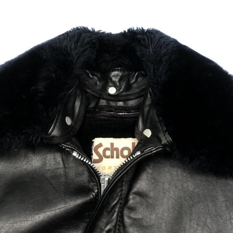 中古】SCHOTT G-1 レザーフライトジャケット 36 ブラック ショット[10