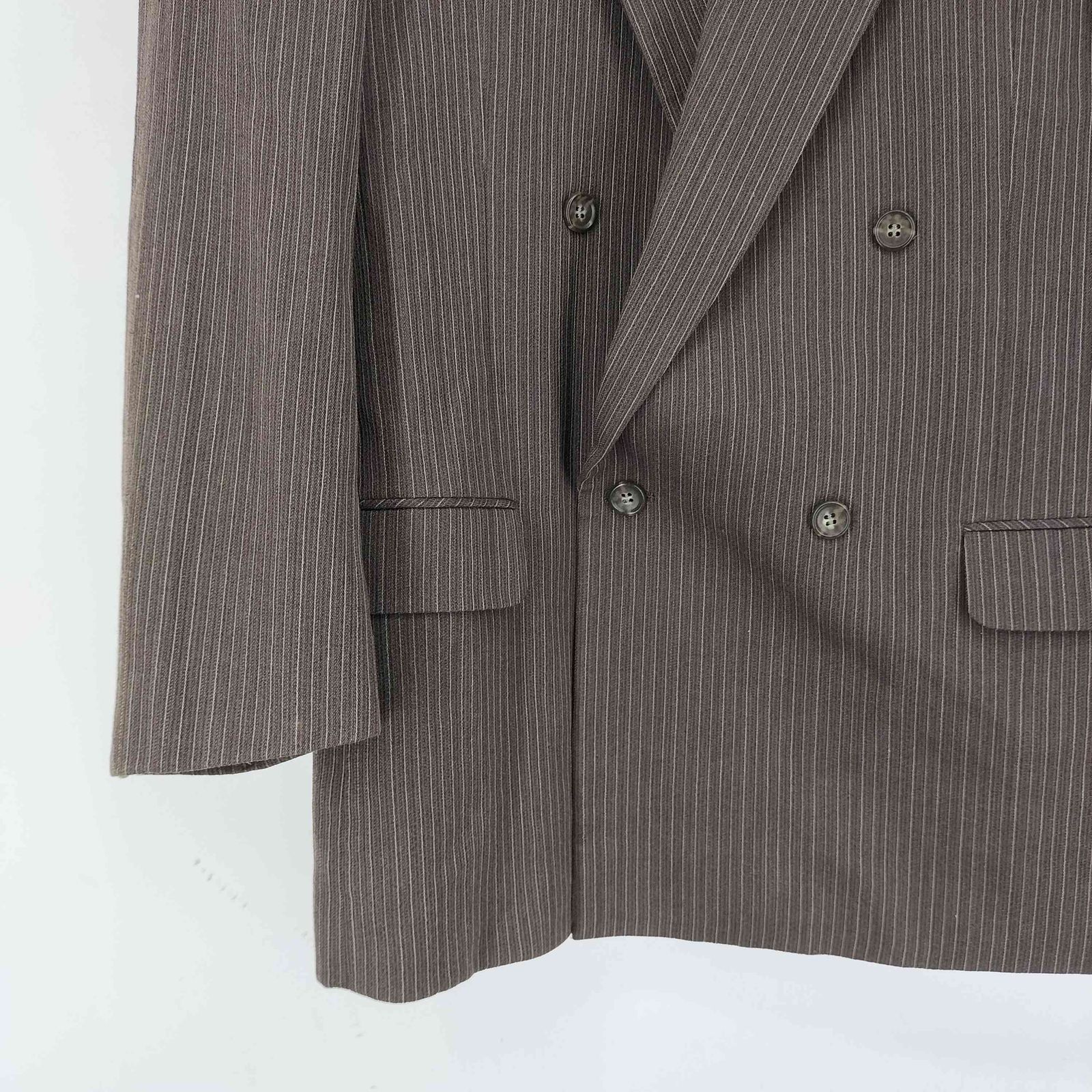 美品　メンズティノラス　ストライプ ダブルブレストジャケット 美品 メンズティノラス ストライプ ダブルブレストジャケット MEN'S