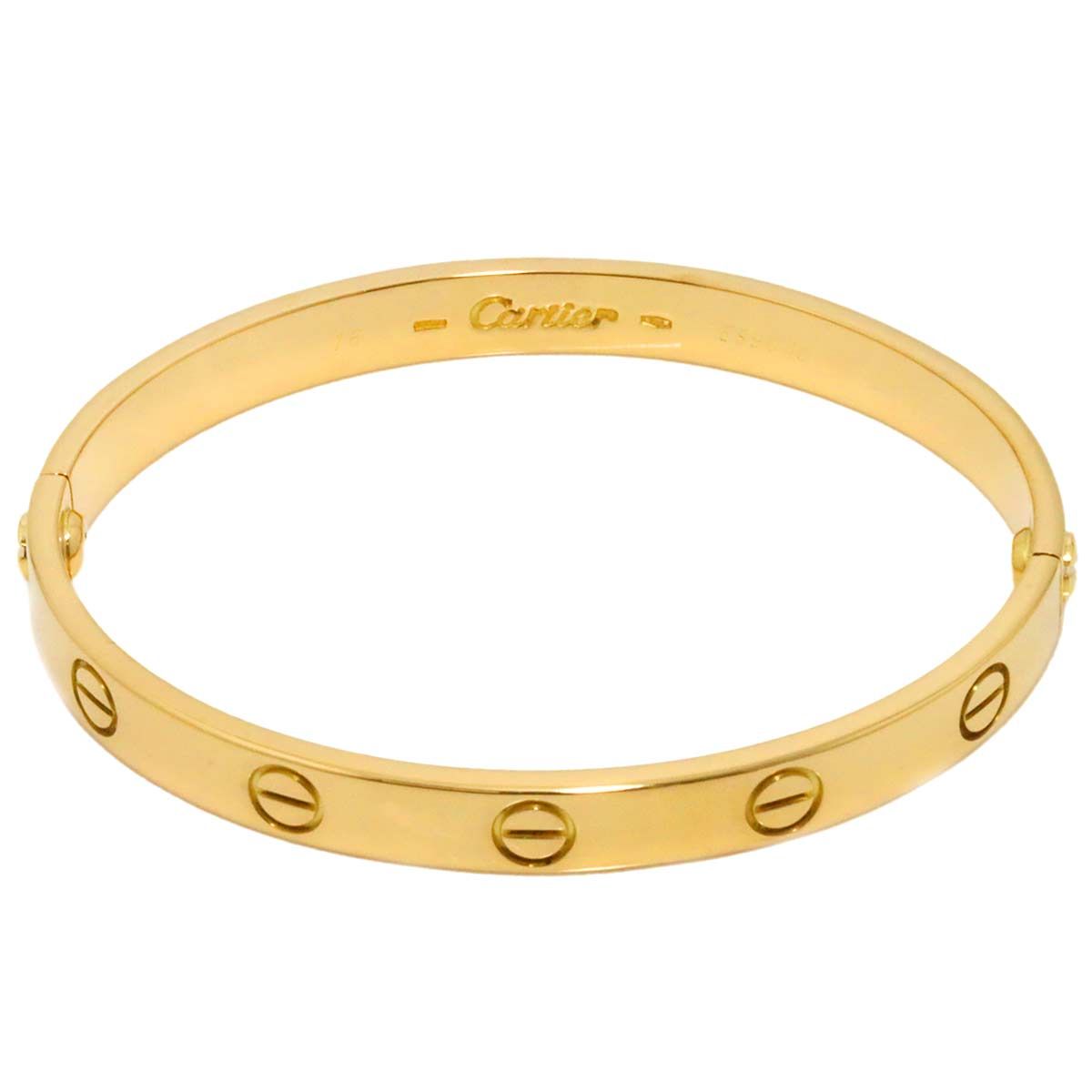 カルティエ Cartier ラブ ブレス #16 K18 YG イエローゴールド