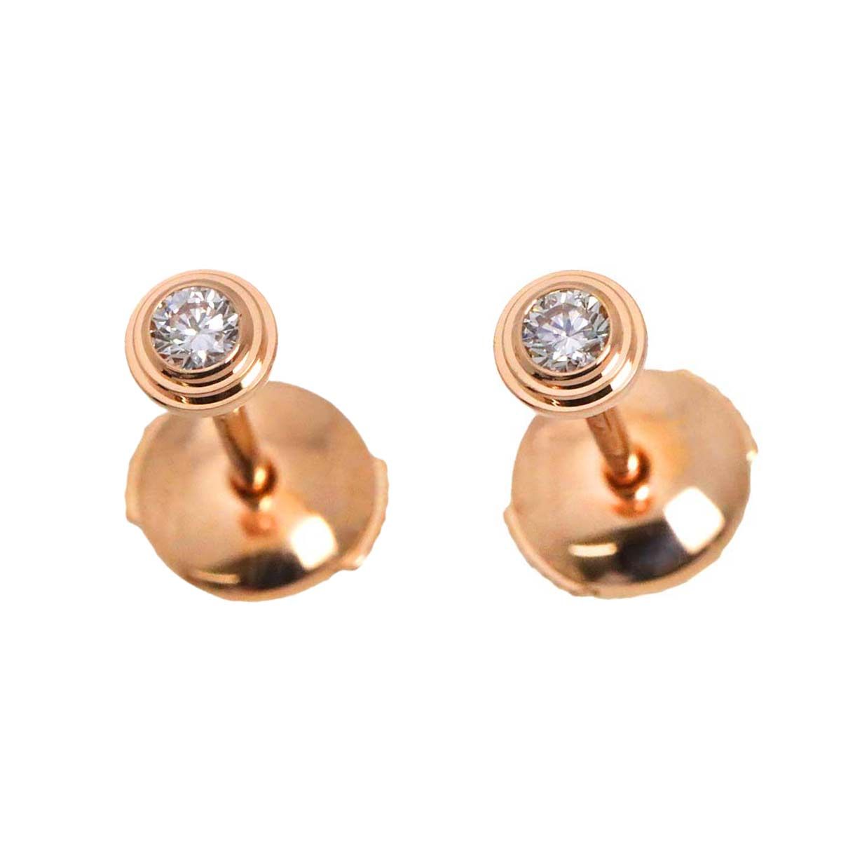 カルティエ Cartier ダムール ピアス XS ダイヤ K18 PG 750 ディアマン レジェ Damour Earring  Pierced【証明書付き】 90251478 - メルカリ