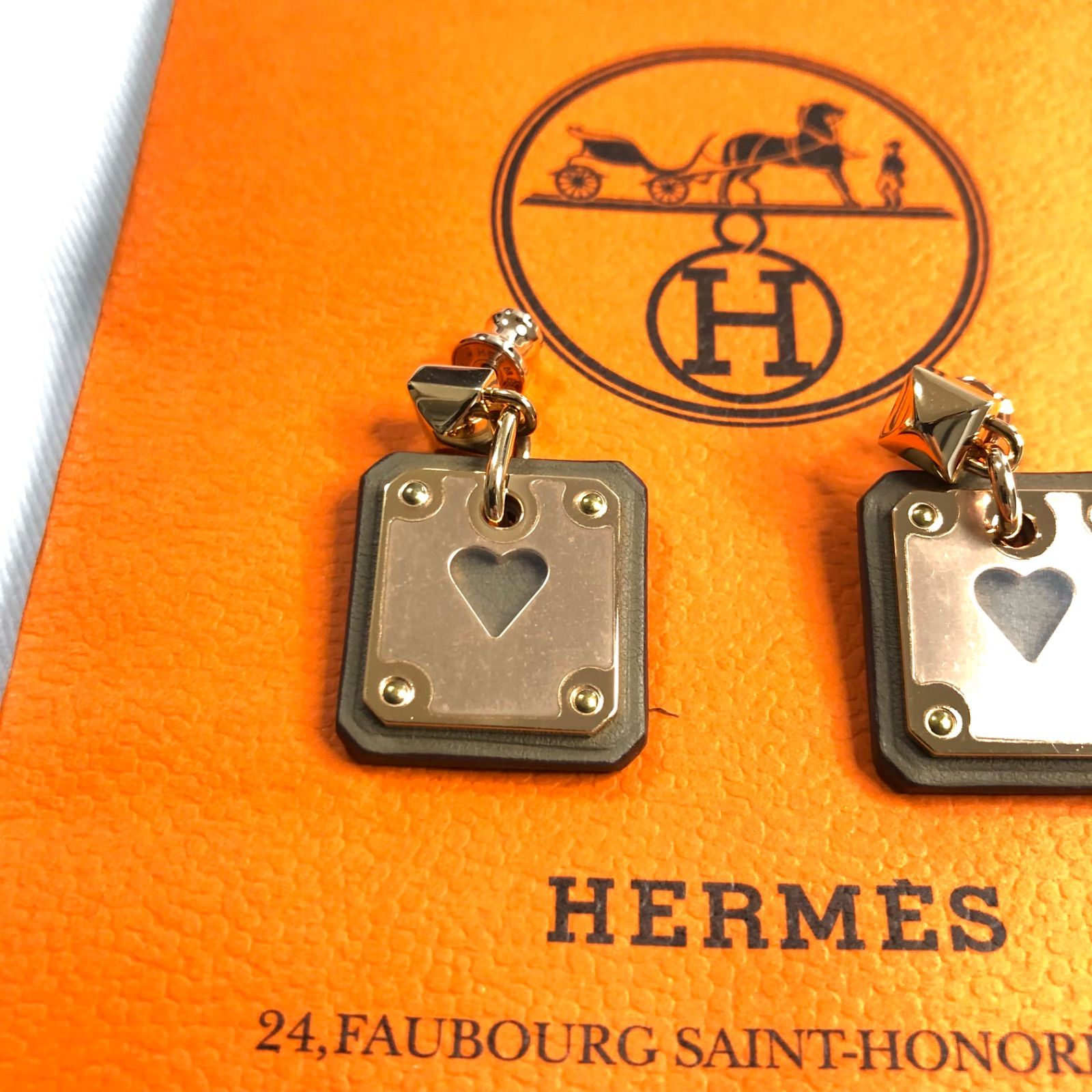 ⭐️展示未使用品⭐️HERMES エルメス アス・ドゥ・クール ピアス