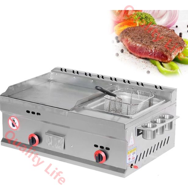 業務用 グリドル 卓上用 プレス鉄板 業務用プロパンガスグリドル アイロンレンジ カウンタートッププロパンガス 手動制御と1つのバーナーを備え 持ち運びが簡単で 中量から大量まで調理できます ポータブル フラットトップ キャンプ グリルステーション キッチン WWW_KANDAIZUMI_COM