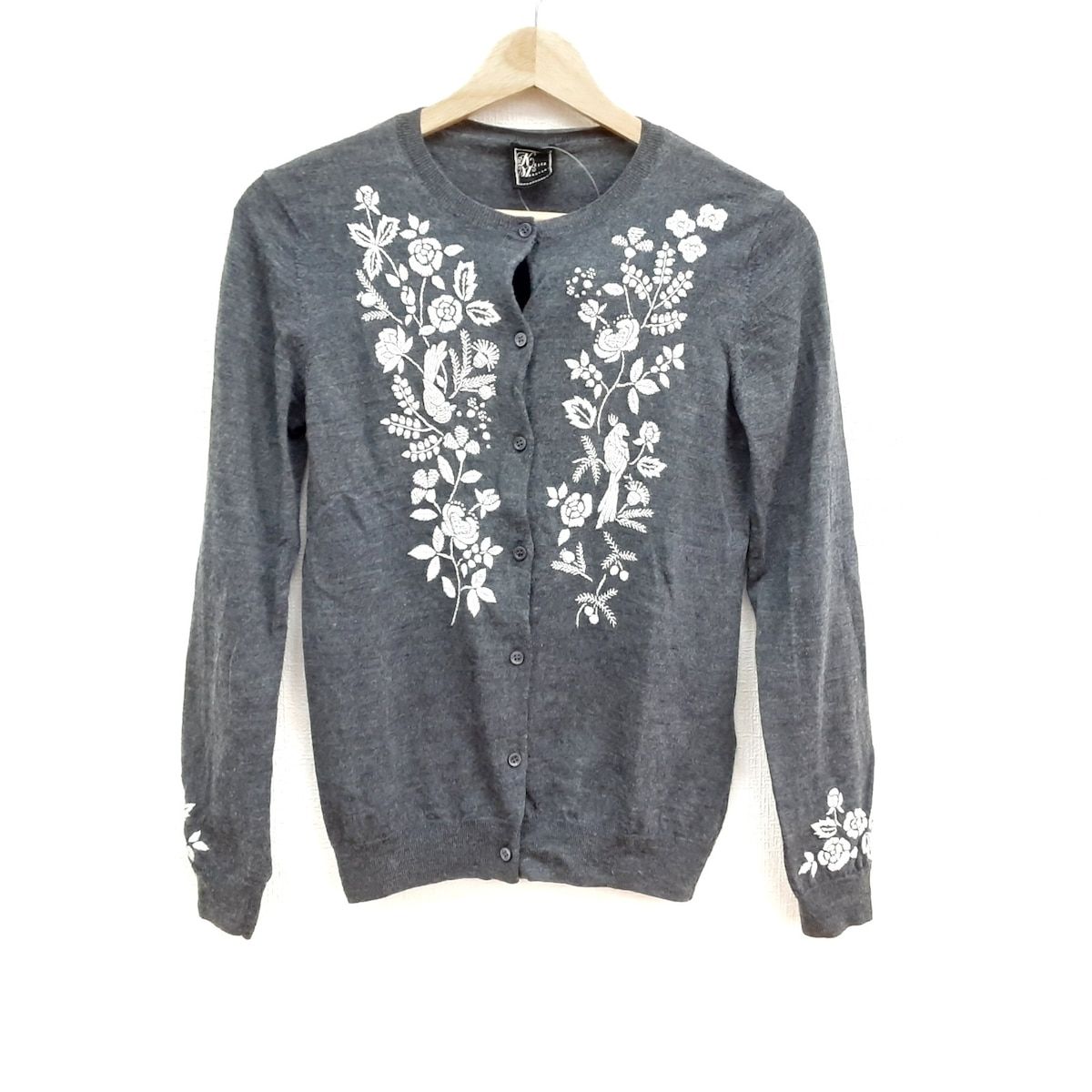 限定値下げ！ケイタマルヤマKEITAMARUYAMA刺繍カシミヤカーディガン