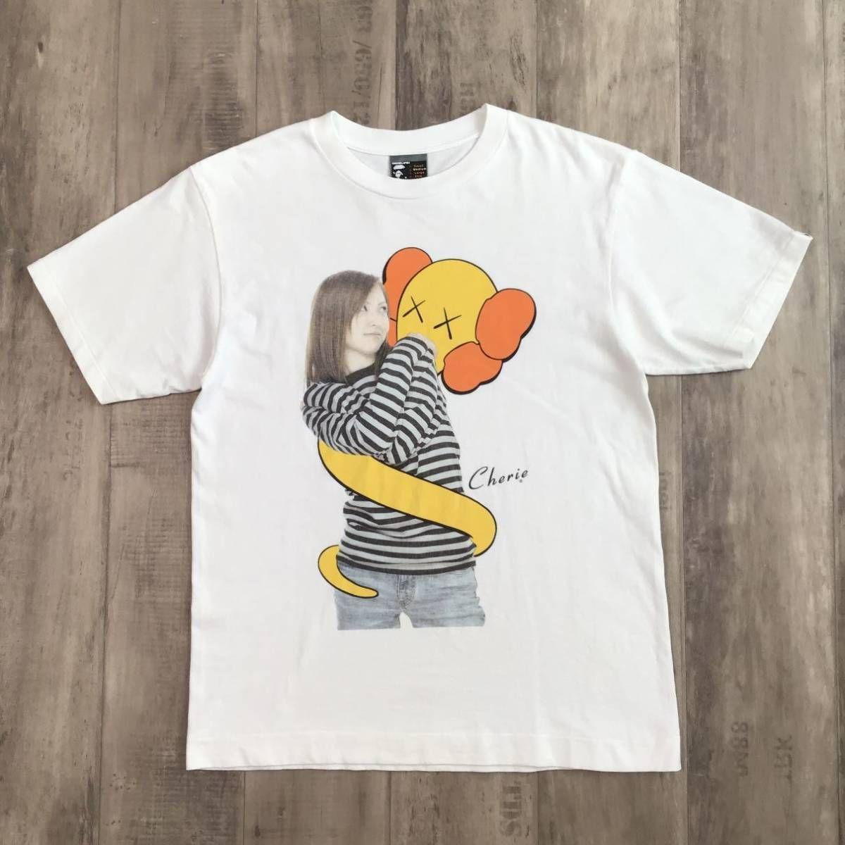 ☆激レア☆ KAWS × BAPE × Cherie Bendy Tシャツ Mサイズ a bathing 