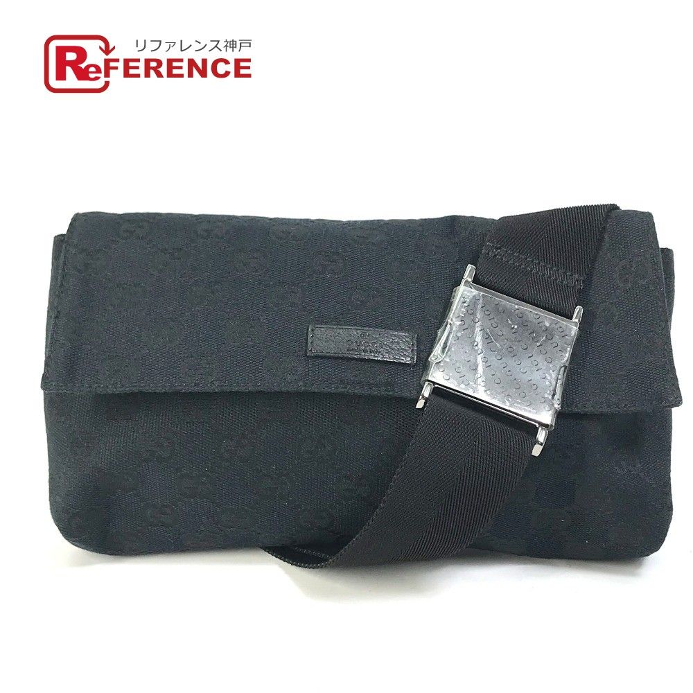 美品　140 GUCCI グッチ　ボディバッグ　ウエストバッグ　GG柄 GUCCI グッチ ウエストバッグ ベルトバッグ 146304 GGキャンバス