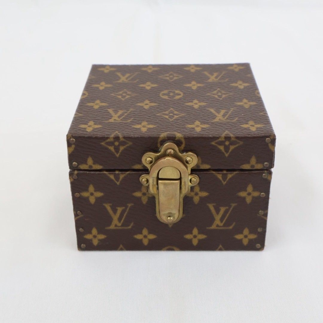 LOUIS VUITTON ジュエリーケース ブラウン ゴールド金具 モノグラムキャンバス SP5107 AS0094